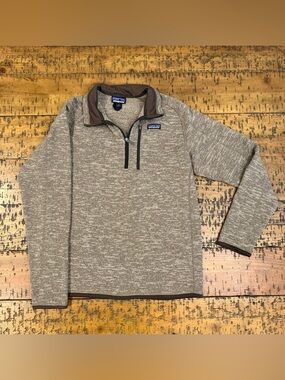 Patagonia Men's 1/4-Zip Fleece Pullover - Stonewash Gray